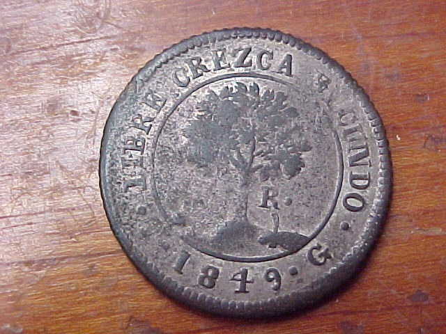 Honduras,-2-Reales,-1847